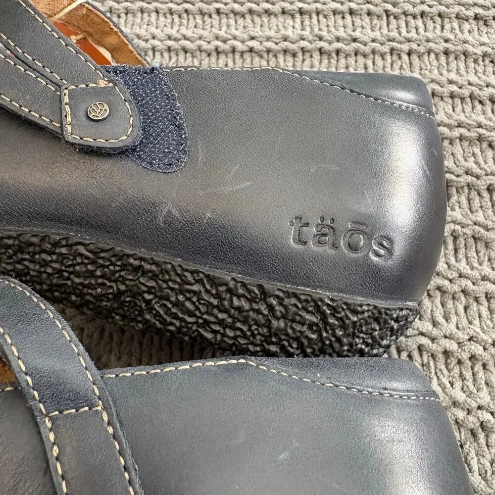 Taos Banter Mary Jane Flat Navy Women’s Size 9 Cottagecore Balletcore Minimalist